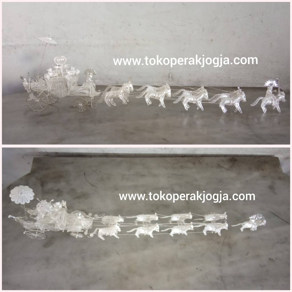 kereta kencana silver kotagede, kereta kencana perak kotagede, miniatur kereta kencana silver, miniatur kereta perak, miniatur perak kotagede, miniature custom silver, miniatur perak custom,