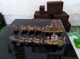 kereta kencana silver kotagede, kereta kencan perak kotagede, miniatur kereta kencana, miniatur kereta perak, miniatur andong perak, miniatur perak kotagede